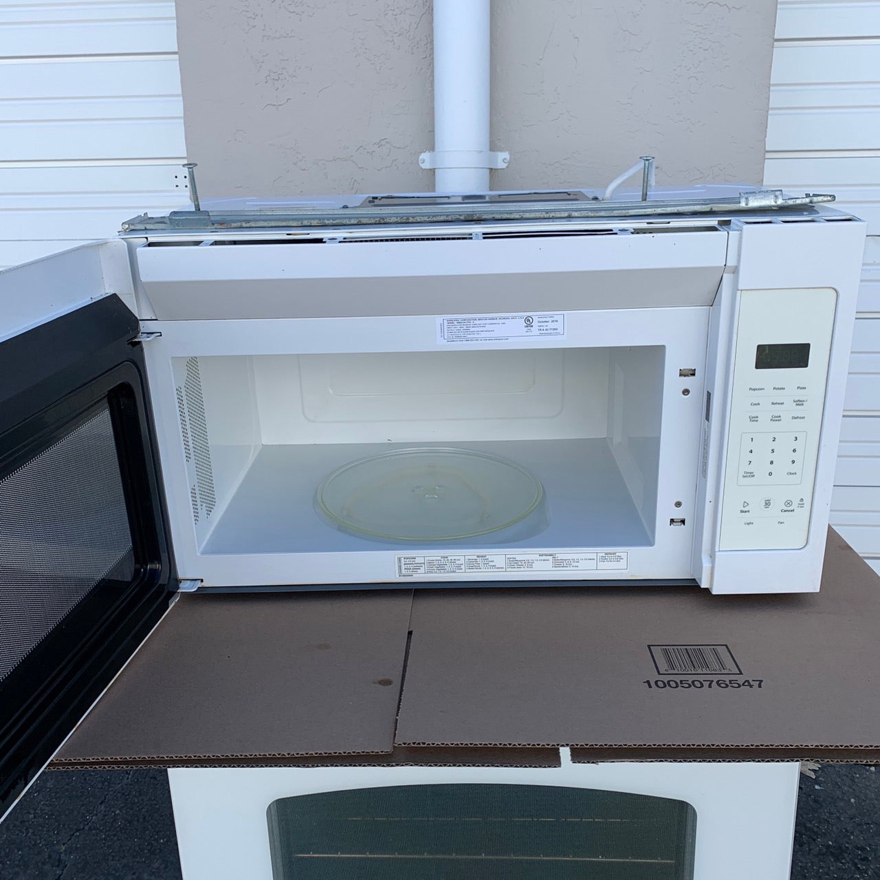 Whirlpool Over-the-Range Microwave Whirlpool Over-the-Range Microwave